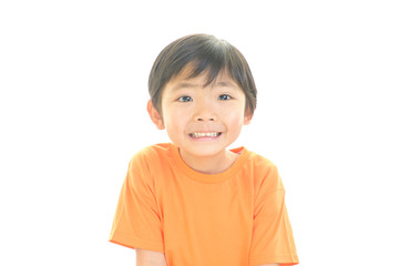笑顔の男の子