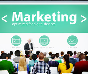 Marketing Web Page Seminar Presentation Concept