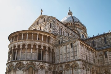 Fototapeta premium Pisa tower on Piazza dei Miracoli, Pisa, Italy