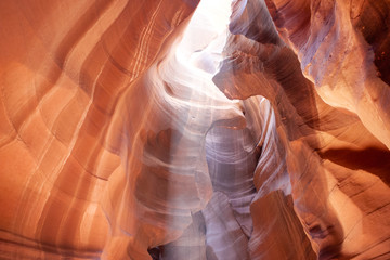 The Upper Antelope Canyon in Page, Arizona, United States. India