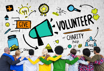 Volunteer Charity Relief Work Donation Help Concept