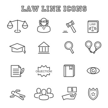 law line icons