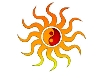 Yin Yang Sonne - Tag