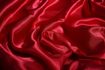 Fototapeta premium Red satin background