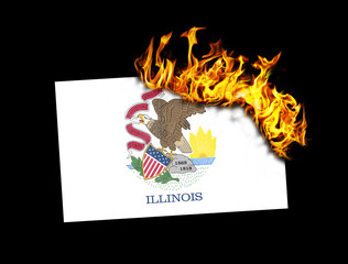 Flag burning - Illinois