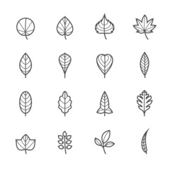 Leafs Icons for Pattern