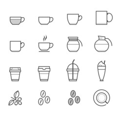 Coffee and Coffee cup Icons