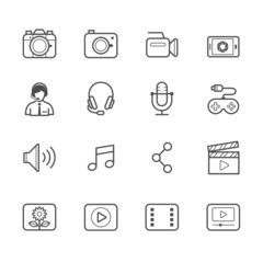 Multimedia Icons