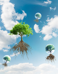 green recycle concept