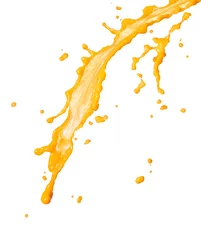 Papier Peint photo Lavable Jus orange juice splash