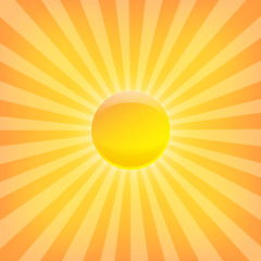 Sun Sunburst Pattern. Hot Summer template