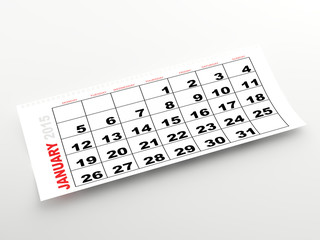 january 2015 calendar