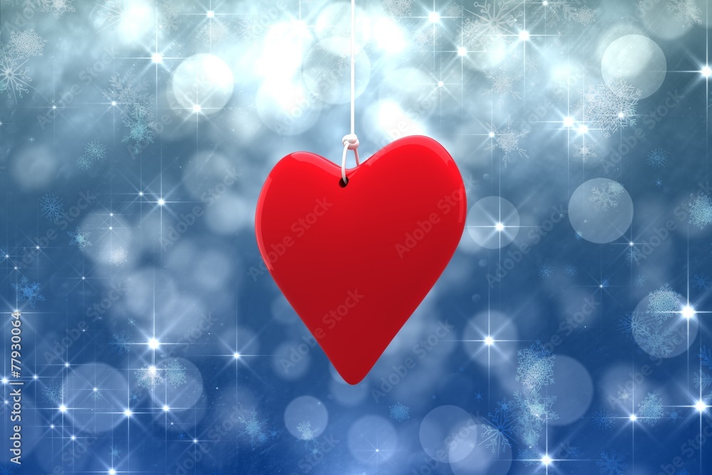 Poster composite image of red heart