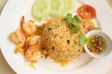 fried rice with shrimp