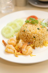 fried rice with shrimp