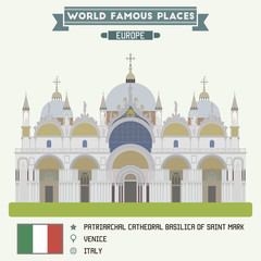 Obraz premium Patriarchal Cathedral Basilica of Saint Mark. Venice, Italy