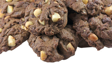 Macadamia chocolate cookies