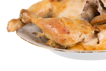 Fried chicken on a plate