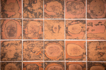 Grungy brick tile pattern