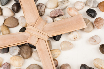 Palm Cross Background