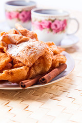 deep fried pastry with  cinnamon