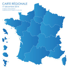 CARTE FRANCE+DOM_13 régions