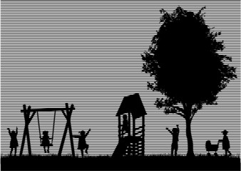 Children at the playground.