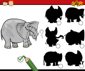 education shadows game cartoon