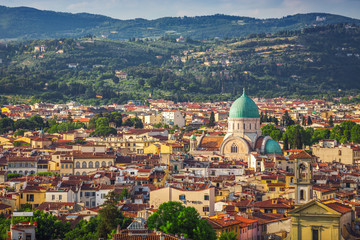 Fototapeta na wymiar Panorama of Florence, Italy