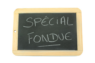 Fototapeta premium ardoise spécial fondue