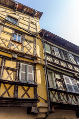 Obraz premium Maison en colombage et encorbellement 