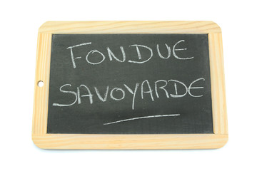 Obraz premium ardoise fondue savoyarde