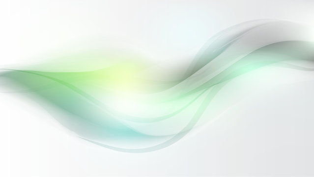 green wave abstract background flow soft light sky pastel
