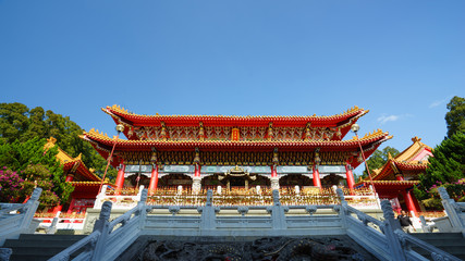 Fototapeta premium Famous Wenwu Temple near Sun Moon Lake in Taiwan