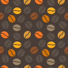 Coffee beans texture