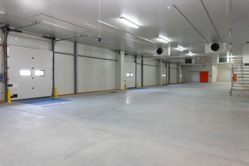 Warehouse loading interior