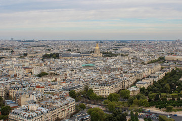 Fototapeta na wymiar Paris aerial view