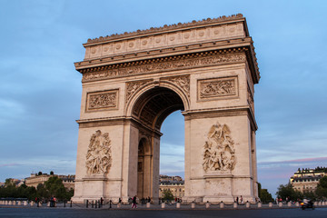 Fototapeta premium Arch of Triumph, Paris, France