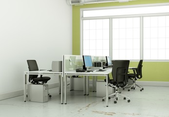 modernes Büro im Loft