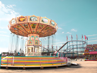 carousel at a fair