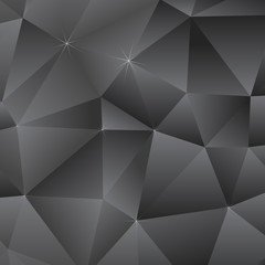 Fototapeta premium Abstract Vector Dark Triangles Background