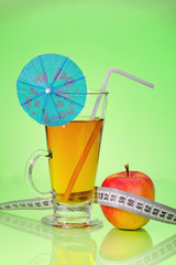 .Apple juice and Apple