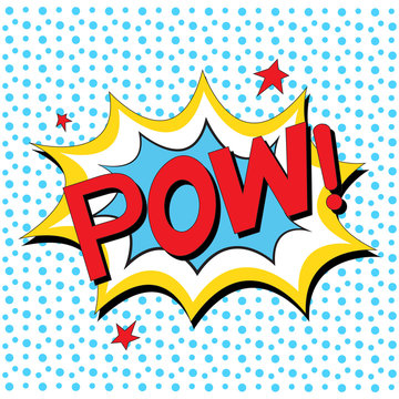 Pow - Comic Speech Bubble
