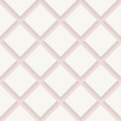 Geometric Abstract Seamless  Pink Pattern with Rhomuses