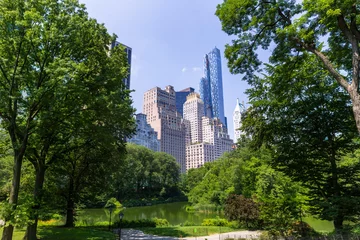 Photo sur Plexiglas Central Park Central Park The Pond Manhattan New York