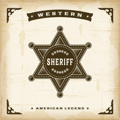Vintage Western Sheriff Badge