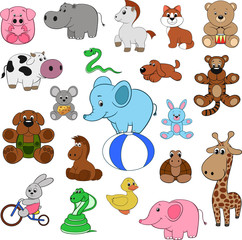 Fototapeta premium set of animals