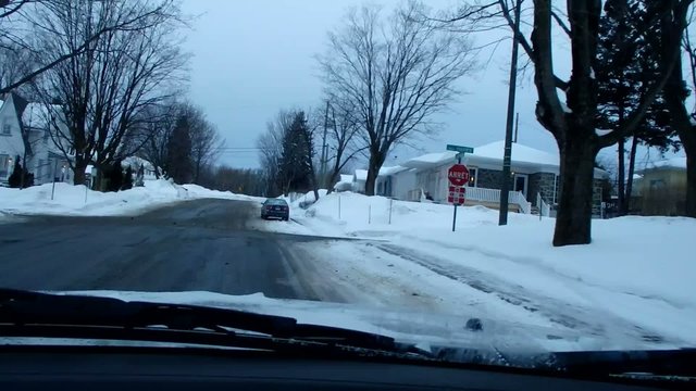 route en hiver