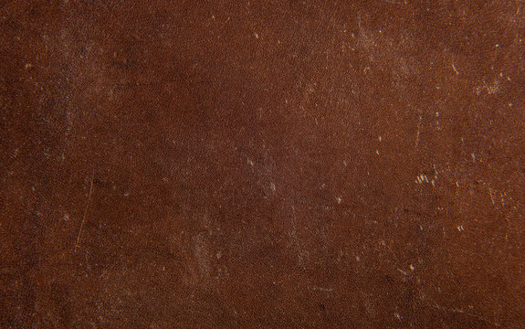 Dark brown vintage and grunge background texture. Leather