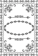 Vintage nice page decoration